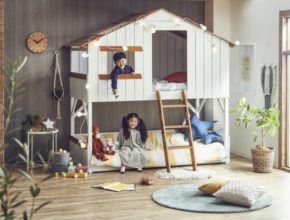 まるで秘密基地!? 子供の夢を叶えるハウス型ベッドが可愛すぎる！